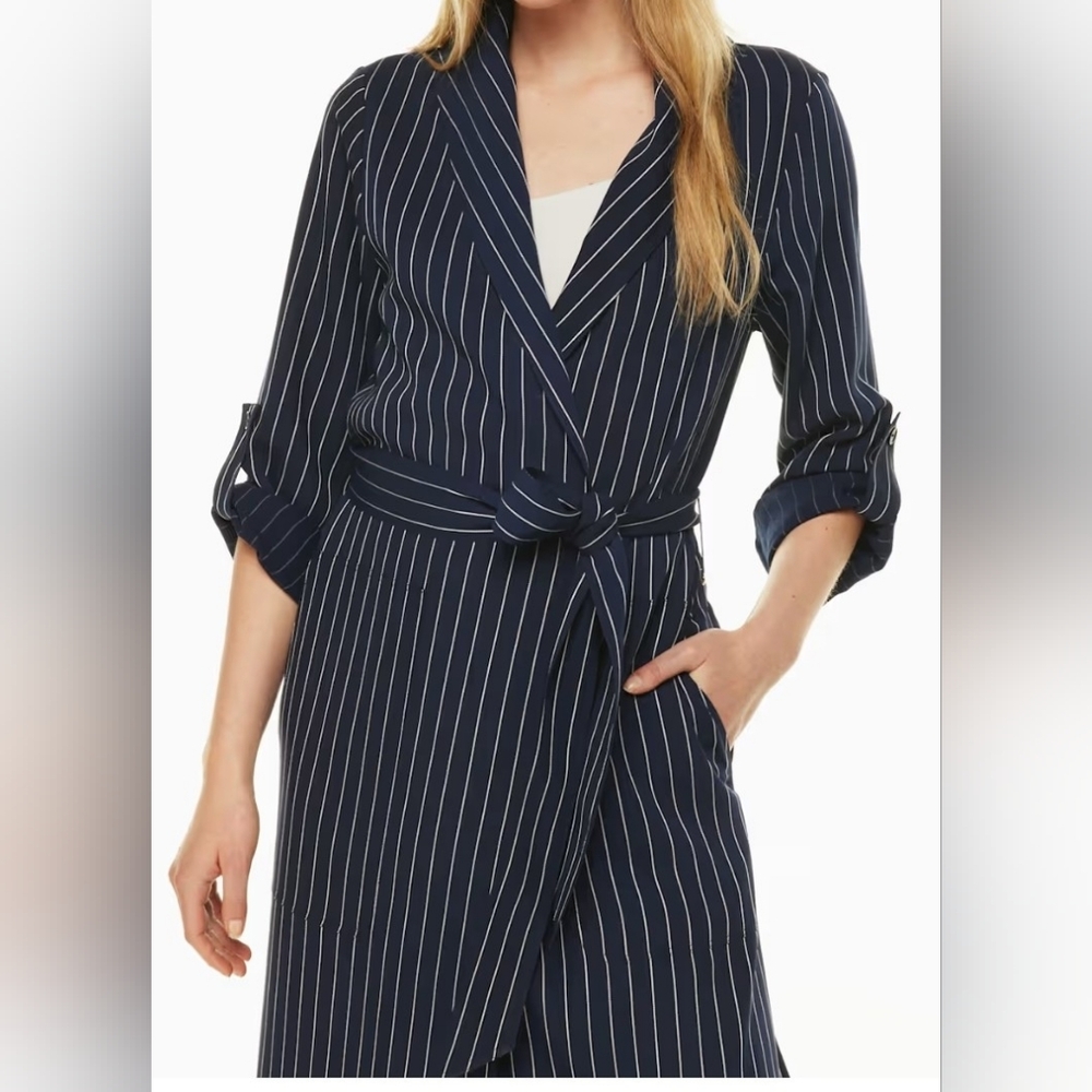 BABATON Aritzia Navy Striped Kahlo Jacket Size XXS - Picture 5 of 11